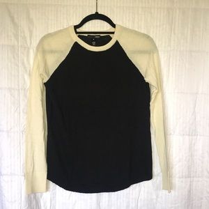 AQUA two-toned sweater